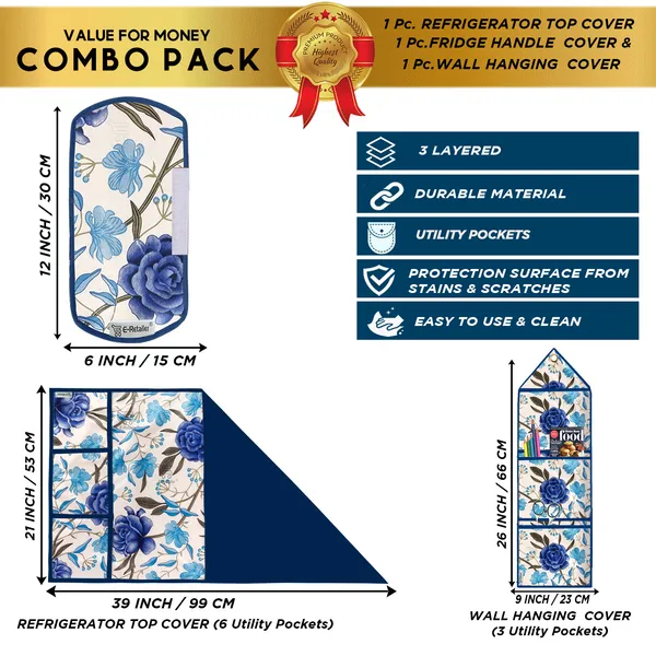 Appliances_Cover_Combo_Set_of_(1_Pc._Fridge_Top_Cover_+_1_Pc._Fridge_Handle_Cover_+_1_Pc._Wall_Hanging_Storage_Organizer)