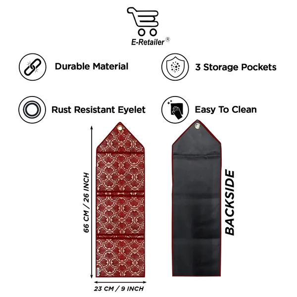 Appliances_Cover_Combo_Set_of_(1_Pc._Fridge_Top_Cover_+_2_Pcs._Fridge_Handle_Cover_+_1_Pc._Wall_Hanging_Storage_Organizer)