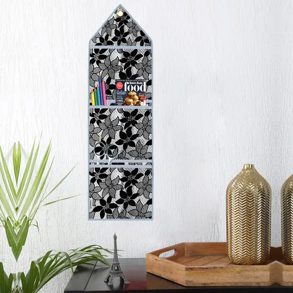 6_Pcs_Of_Cover_Appliances_Cover_Combo_Set_of_(1_Pc._Fridge_Top_Cover_+_1_Pc._Fridge_Handle_Cover_+_6_Pcs._Fridge_Mat_+_1_Pc._Wall_Hanging_Storage_Organizer)