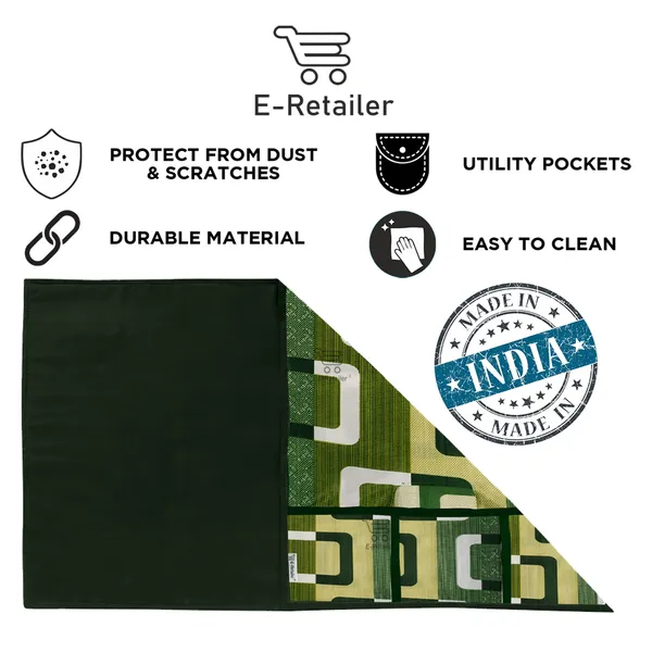 Appliances_Cover_Combo_Set_of_(1_Pc._Fridge_Top_Cover_+_1_Pc._Wall_Hanging_Storage_Organizer)