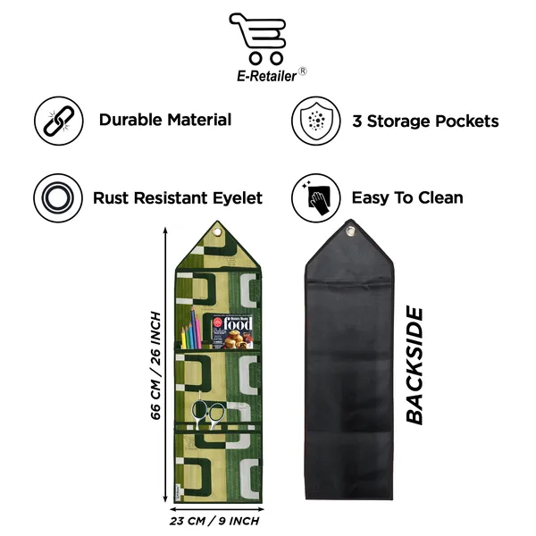Appliances_Cover_Combo_Set_of_(1_Pc._Fridge_Top_Cover_+_1_Pc._Wall_Hanging_Storage_Organizer)