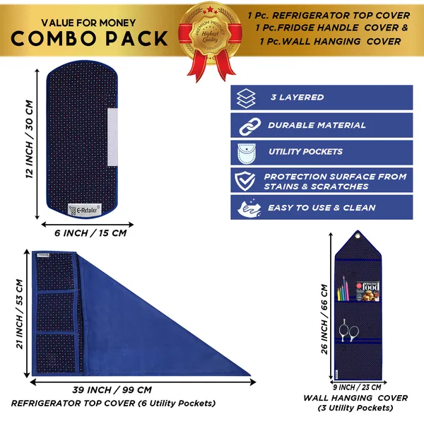 Appliances_Cover_Combo_Set_of_(1_Pc._Fridge_Top_Cover_+_1_Pc._Fridge_Handle_Cover_+_1_Pc._Wall_Hanging_Storage_Organizer)