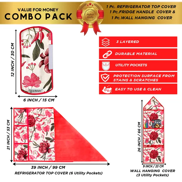 Appliances_Cover_Combo_Set_of_(1_Pc._Fridge_Top_Cover_+_1_Pc._Fridge_Handle_Cover_+_1_Pc._Wall_Hanging_Storage_Organizer)