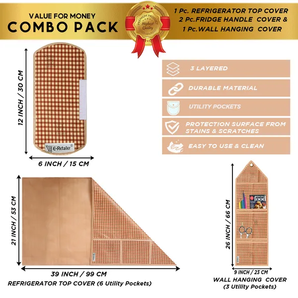 Appliances_Cover_Combo_Set_of_(1_Pc._Fridge_Top_Cover_+_2_Pcs._Fridge_Handle_Cover_+_1_Pc._Wall_Hanging_Storage_Organizer)