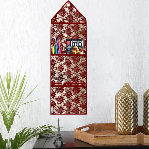Appliances_Cover_Combo_Set_of_(1_Pc._Fridge_Top_Cover_+_1_Pc._Wall_Hanging_Storage_Organizer)