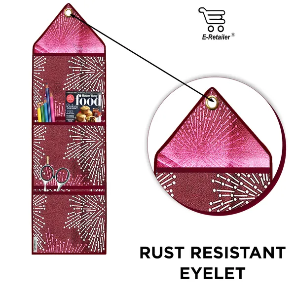 6_Pcs_Of_Cover_Appliances_Cover_Combo_Set_of_(1_Pc._Fridge_Top_Cover_+_2_Pcs._Fridge_Handle_Cover_+_1_Pc._Microwave_Oven_Cover_+_6_Pcs._Fridge_Mat_+_1_Pc._Wall_Hanging_Storage_Organizer)