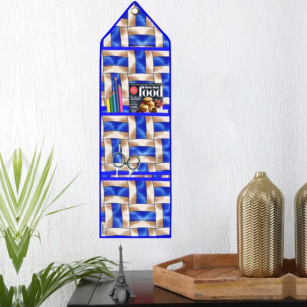 Appliances_Cover_Combo_Set_of_(1_Pc._Fridge_Top_Cover_+_1_Pc._Wall_Hanging_Storage_Organizer)