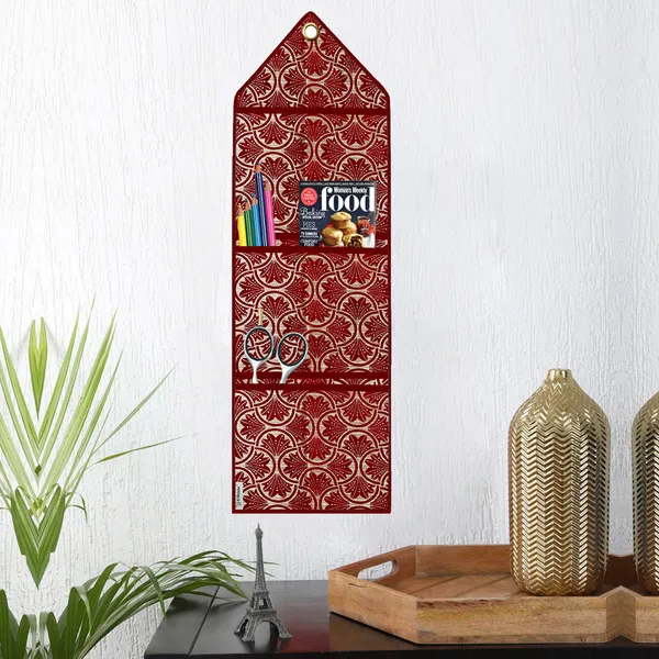 Appliances_Cover_Combo_Set_of_(1_Pc._Fridge_Top_Cover_+_1_Pc._Wall_Hanging_Storage_Organizer)