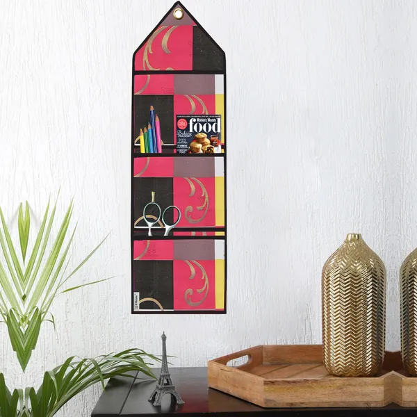 Appliances_Cover_Combo_Set_of_(1_Pc._Fridge_Top_Cover_+_1_Pc._Wall_Hanging_Storage_Organizer)