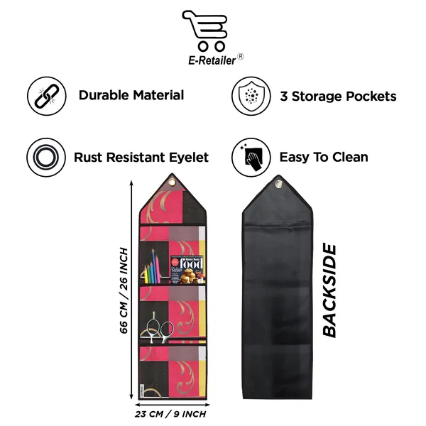 Appliances_Cover_Combo_Set_of_(1_Pc._Fridge_Top_Cover_+_1_Pc._Wall_Hanging_Storage_Organizer)