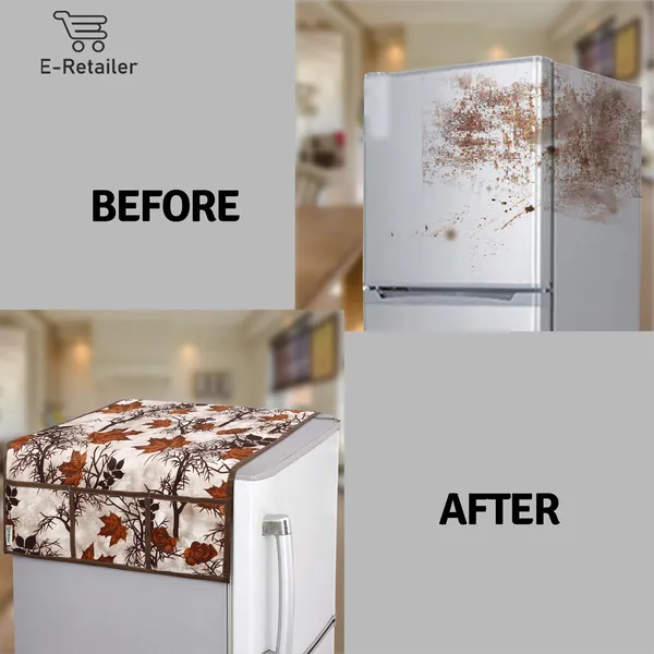 Appliances_Cover_Combo_Set_of_(1_Pc._Fridge_Top_Cover_+_1_Pc._Wall_Hanging_Storage_Organizer)