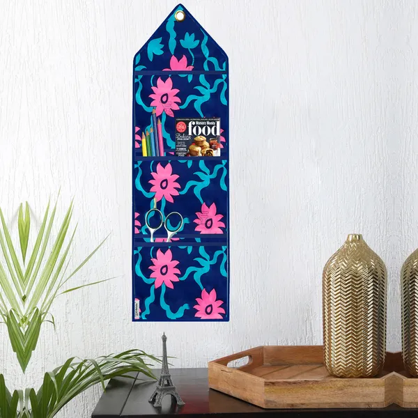 6_Pcs_Of_Cover_Appliances_Cover_Combo_Set_of_(1_Pc._Fridge_Top_Cover_+_2_Pcs._Fridge_Handle_Cover_+_6_Pcs._Fridge_Mat_+_1_Pc._Wall_Hanging_Storage_Organizer)
