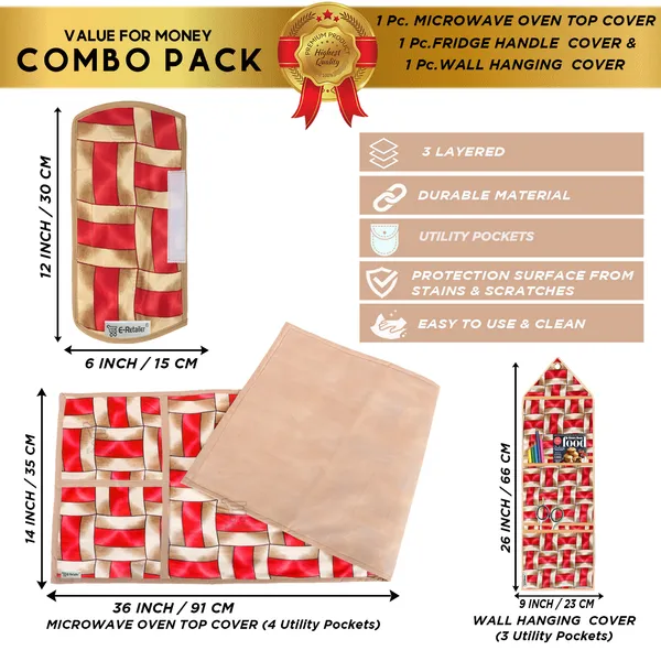 Appliances_Cover_Combo_Set_of_(1_Pc._Microwave_Oven_Top_Cover_+_1_Pc._Microwave_Handle_Cover_+_1_Pc._Wall_Hanging_Storage_Organizer)