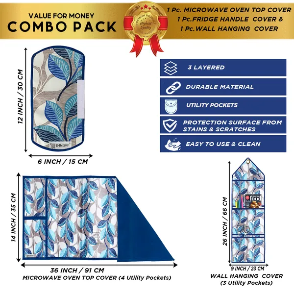 Appliances_Cover_Combo_Set_of_(1_Pc._Microwave_Oven_Top_Cover_+_1_Pc._Microwave_Handle_Cover_+_1_Pc._Wall_Hanging_Storage_Organizer)