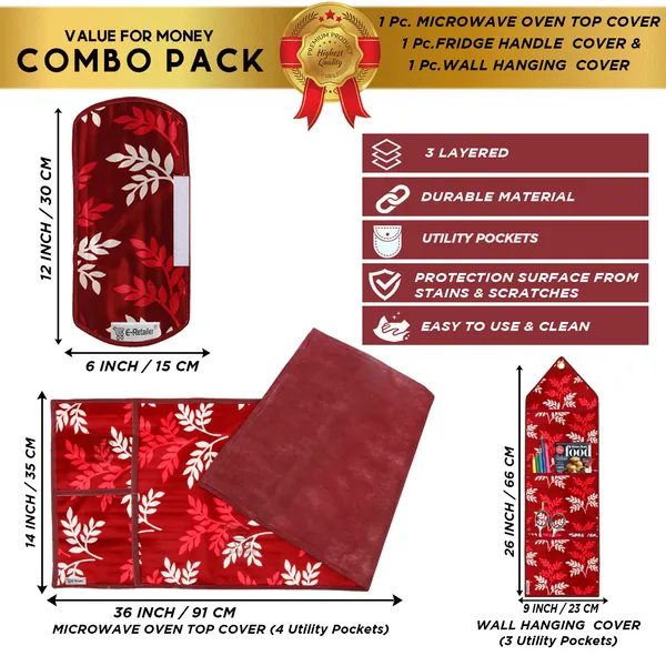 Appliances_Cover_Combo_Set_of_(1_Pc._Microwave_Oven_Top_Cover_+_1_Pc._Microwave_Handle_Cover_+_1_Pc._Wall_Hanging_Storage_Organizer)