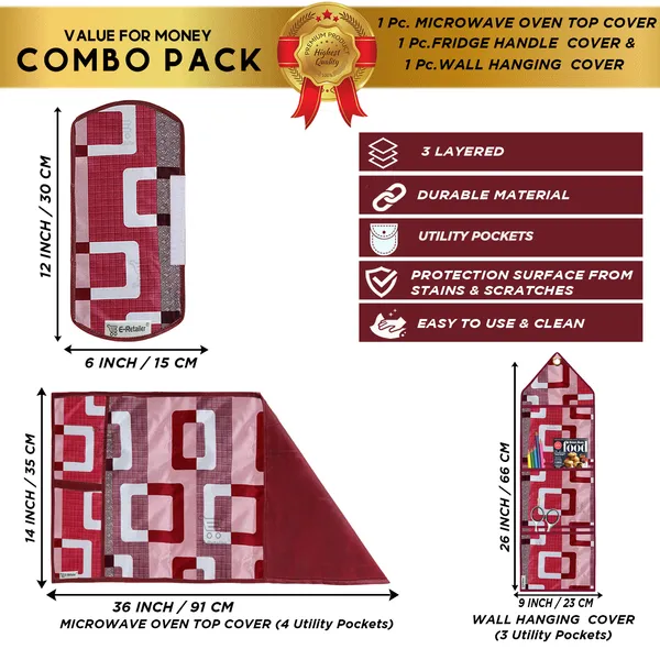 Appliances_Cover_Combo_Set_of_(1_Pc._Microwave_Oven_Top_Cover_+_1_Pc._Microwave_Handle_Cover_+_1_Pc._Wall_Hanging_Storage_Organizer)