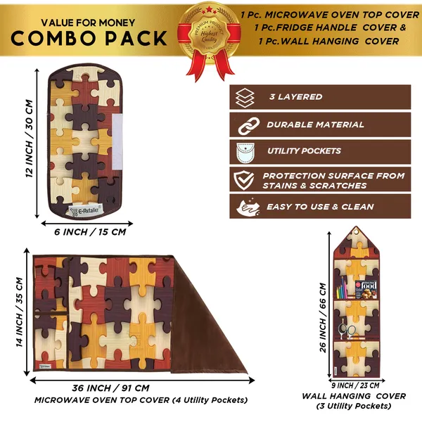 Appliances_Cover_Combo_Set_of_(1_Pc._Microwave_Oven_Top_Cover_+_1_Pc._Microwave_Handle_Cover_+_1_Pc._Wall_Hanging_Storage_Organizer)