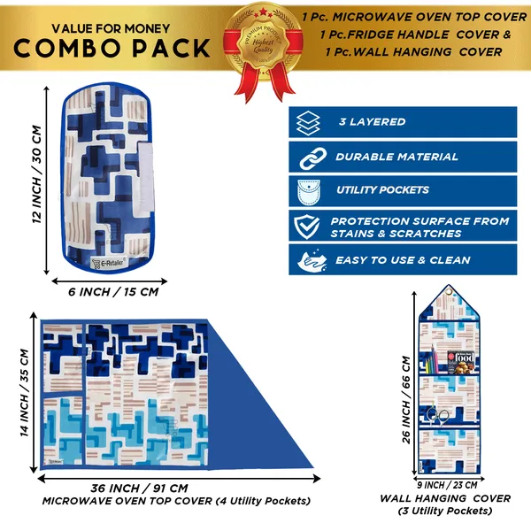 Appliances_Cover_Combo_Set_of_(1_Pc._Microwave_Oven_Top_Cover_+_1_Pc._Microwave_Handle_Cover_+_1_Pc._Wall_Hanging_Storage_Organizer)