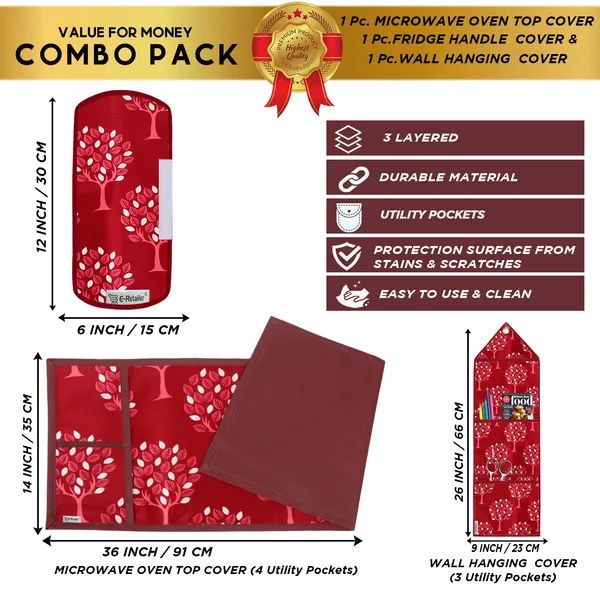 Appliances_Cover_Combo_Set_of_(1_Pc._Microwave_Oven_Top_Cover_+_1_Pc._Microwave_Handle_Cover_+_1_Pc._Wall_Hanging_Storage_Organizer)