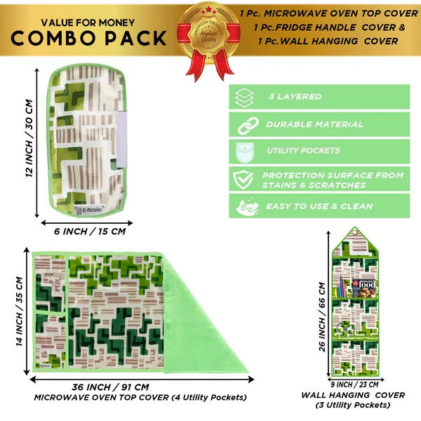 Appliances_Cover_Combo_Set_of_(1_Pc._Microwave_Oven_Top_Cover_+_1_Pc._Microwave_Handle_Cover_+_1_Pc._Wall_Hanging_Storage_Organizer)