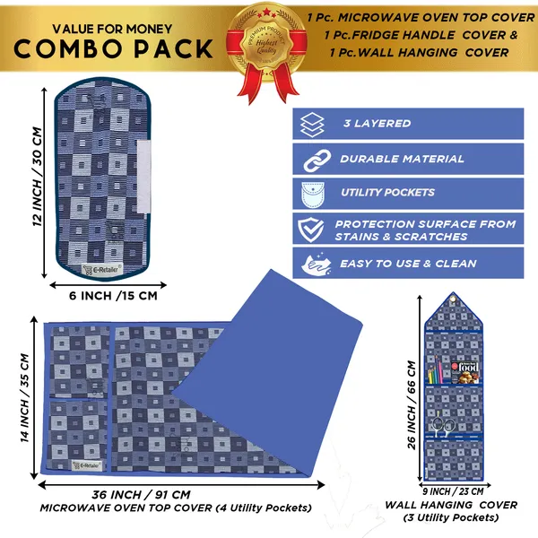 Appliances_Cover_Combo_Set_of_(1_Pc._Microwave_Oven_Top_Cover_+_1_Pc._Microwave_Handle_Cover_+_1_Pc._Wall_Hanging_Storage_Organizer)