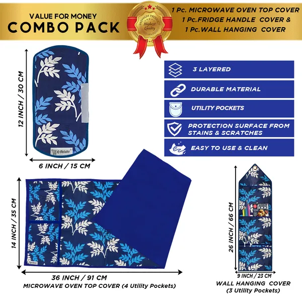 Appliances_Cover_Combo_Set_of_(1_Pc._Microwave_Oven_Top_Cover_+_1_Pc._Microwave_Handle_Cover_+_1_Pc._Wall_Hanging_Storage_Organizer)