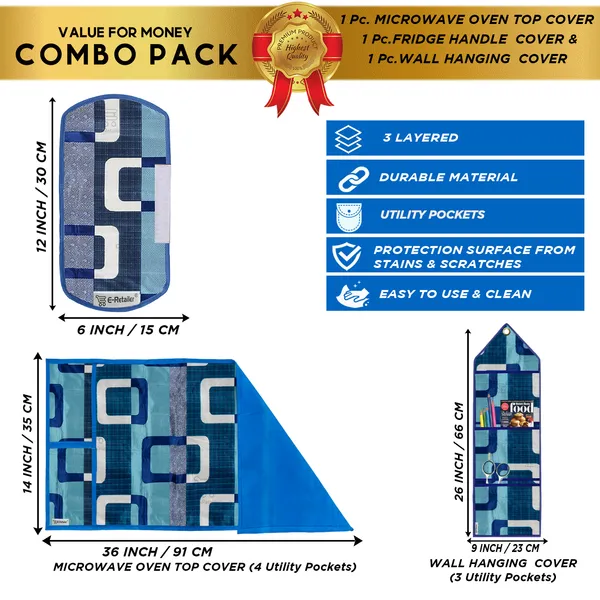Appliances_Cover_Combo_Set_of_(1_Pc._Microwave_Oven_Top_Cover_+_1_Pc._Microwave_Handle_Cover_+_1_Pc._Wall_Hanging_Storage_Organizer)