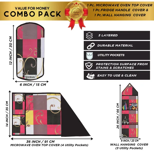 Appliances_Cover_Combo_Set_of_(1_Pc._Microwave_Oven_Top_Cover_+_1_Pc._Microwave_Handle_Cover_+_1_Pc._Wall_Hanging_Storage_Organizer)