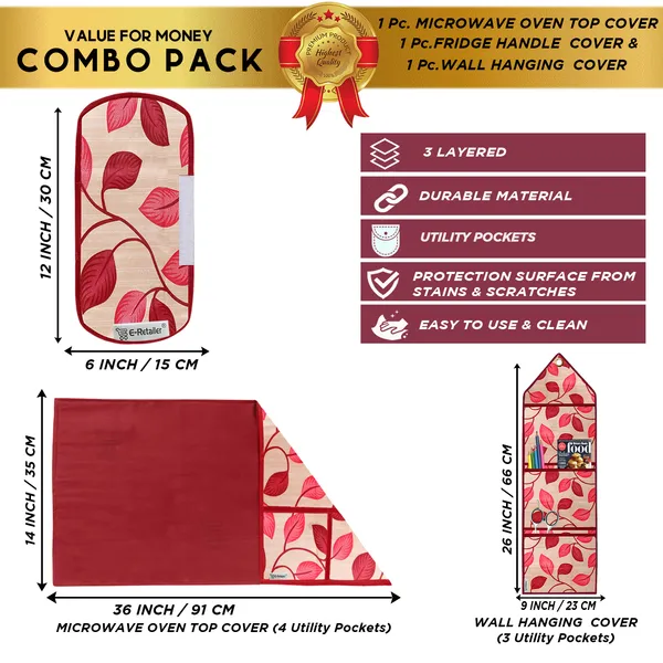 Appliances_Cover_Combo_Set_of_(1_Pc._Microwave_Oven_Top_Cover_+_1_Pc._Microwave_Handle_Cover_+_1_Pc._Wall_Hanging_Storage_Organizer)