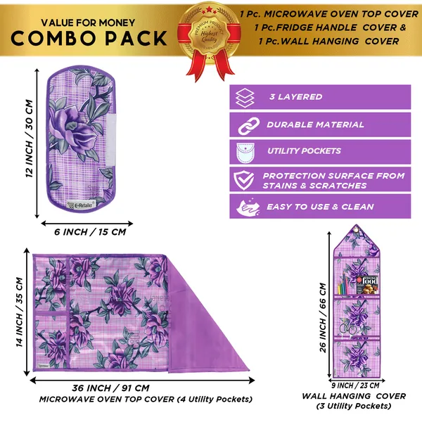 Appliances_Cover_Combo_Set_of_(1_Pc._Microwave_Oven_Top_Cover_+_1_Pc._Microwave_Handle_Cover_+_1_Pc._Wall_Hanging_Storage_Organizer)