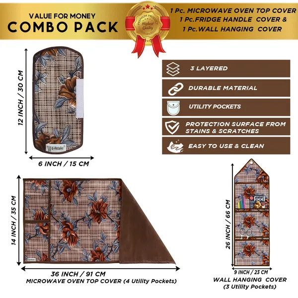 Appliances_Cover_Combo_Set_of_(1_Pc._Microwave_Oven_Top_Cover_+_1_Pc._Microwave_Handle_Cover_+_1_Pc._Wall_Hanging_Storage_Organizer)