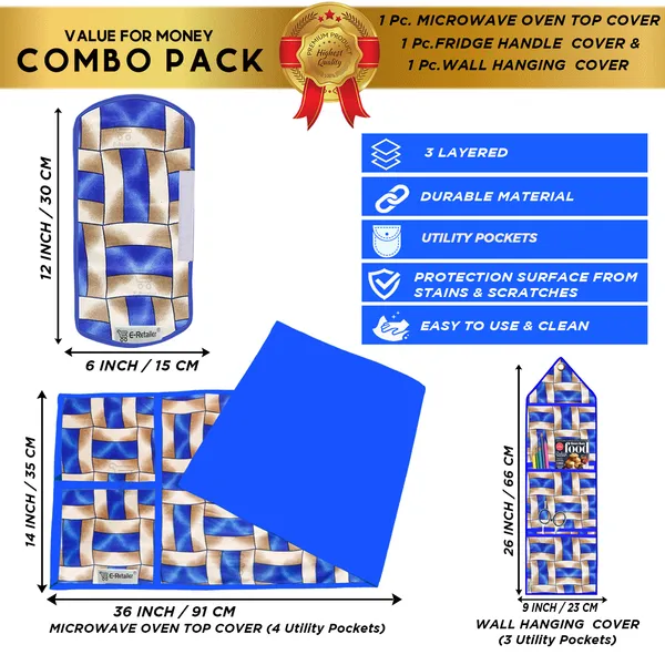Appliances_Cover_Combo_Set_of_(1_Pc._Microwave_Oven_Top_Cover_+_1_Pc._Microwave_Handle_Cover_+_1_Pc._Wall_Hanging_Storage_Organizer)