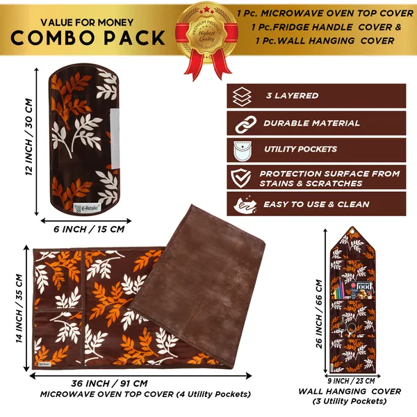 Appliances_Cover_Combo_Set_of_(1_Pc._Microwave_Oven_Top_Cover_+_1_Pc._Microwave_Handle_Cover_+_1_Pc._Wall_Hanging_Storage_Organizer)