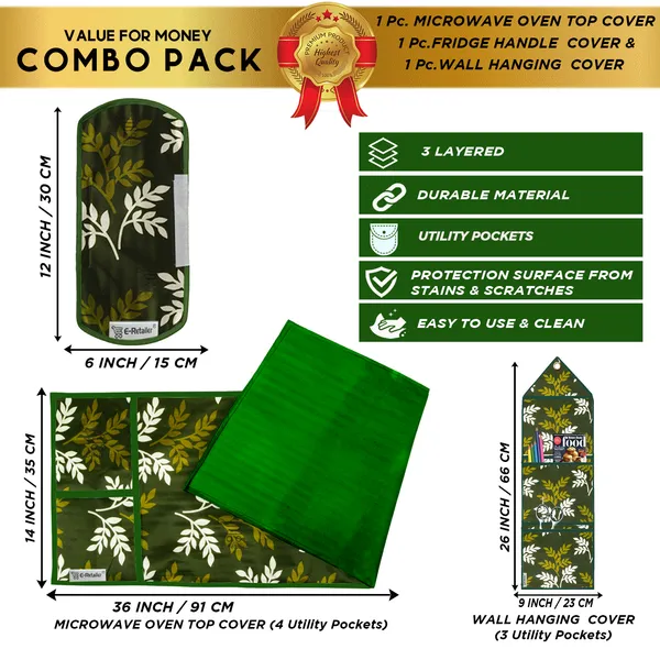 Appliances_Cover_Combo_Set_of_(1_Pc._Microwave_Oven_Top_Cover_+_1_Pc._Microwave_Handle_Cover_+_1_Pc._Wall_Hanging_Storage_Organizer)
