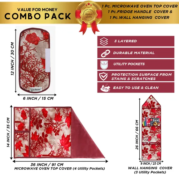 Appliances_Cover_Combo_Set_of_(1_Pc._Microwave_Oven_Top_Cover_+_1_Pc._Microwave_Handle_Cover_+_1_Pc._Wall_Hanging_Storage_Organizer)