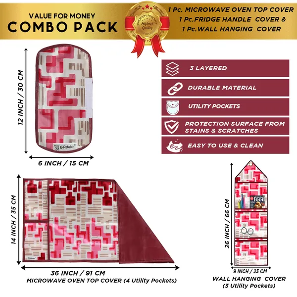 Appliances_Cover_Combo_Set_of_(1_Pc._Microwave_Oven_Top_Cover_+_1_Pc._Microwave_Handle_Cover_+_1_Pc._Wall_Hanging_Storage_Organizer)