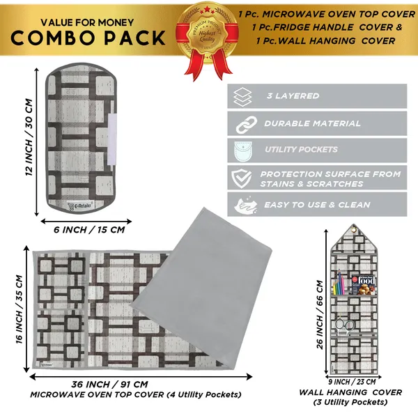 Appliances_Cover_Combo_Set_of_(1_Pc._Microwave_Oven_Top_Cover_+_1_Pc._Microwave_Handle_Cover_+_1_Pc._Wall_Hanging_Storage_Organizer)