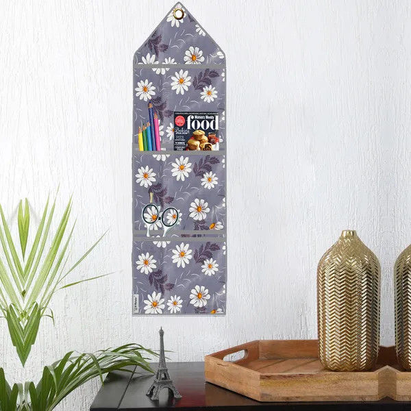 Organizer_Cover_Combo_Set_of_2_Pcs._(Wall_Hanging_Organizer/Magazine_Holder_With_3_Utility_Pockets)