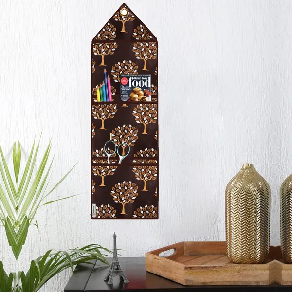 Organizer_Cover_Combo_Set_of_2_Pcs._(Wall_Hanging_Organizer/Magazine_Holder_With_3_Utility_Pockets)
