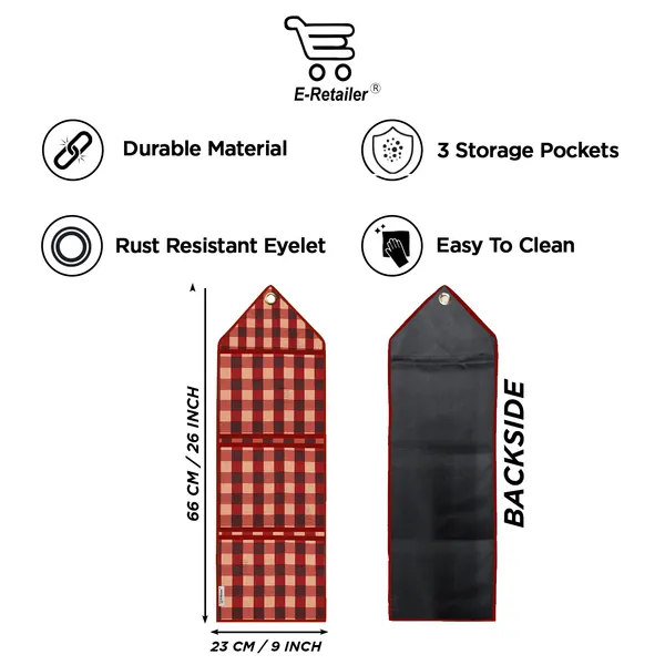 Organizer_Cover_Combo_Set_of_2_Pcs._(Wall_Hanging_Organizer/Magazine_Holder_With_3_Utility_Pockets)