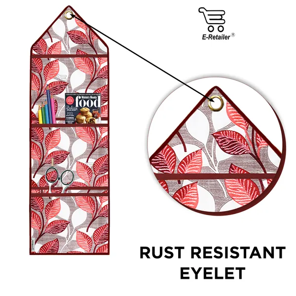 Organizer_Cover_Combo_Set_of_2_Pcs._(Wall_Hanging_Organizer/Magazine_Holder_With_3_Utility_Pockets)