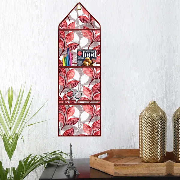 Organizer_Cover_Combo_Set_of_2_Pcs._(Wall_Hanging_Organizer/Magazine_Holder_With_3_Utility_Pockets)