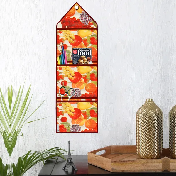 Organizer_Cover_Combo_Set_of_2_Pcs._(Wall_Hanging_Organizer/Magazine_Holder_With_3_Utility_Pockets)