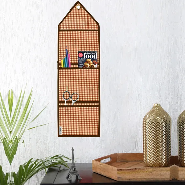 Organizer_Cover_Combo_Set_of_2_Pcs._(Wall_Hanging_Organizer/Magazine_Holder_With_3_Utility_Pockets)