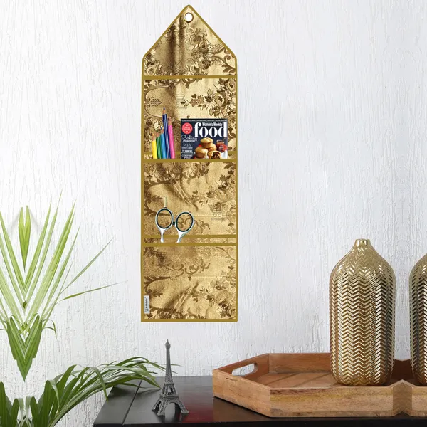 Organizer_Cover_Combo_Set_of_2_Pcs._(Wall_Hanging_Organizer/Magazine_Holder_With_3_Utility_Pockets)
