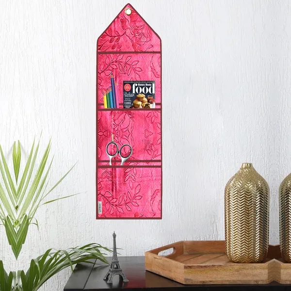 Organizer_Cover_Combo_Set_of_2_Pcs._(Wall_Hanging_Organizer/Magazine_Holder_With_3_Utility_Pockets)