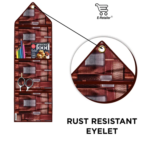 Organizer_Cover_Combo_Set_of_2_Pcs._(Wall_Hanging_Organizer/Magazine_Holder_With_3_Utility_Pockets)