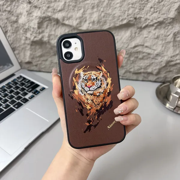 AS PLATINUM iPhone 12/12 Pro Premium US POLO Embroidery Leather case  with Magsafe Tiger Price in India Buy AS PLATINUM iPhone 12/12 Pro
