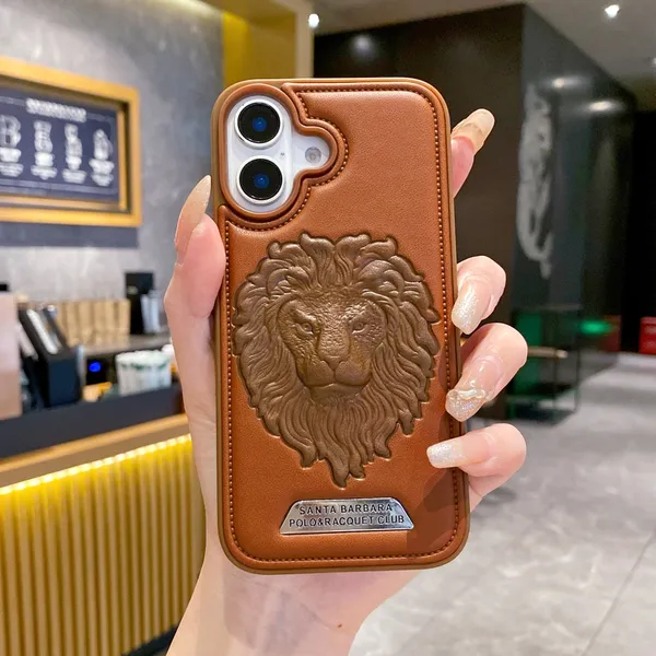 Leather Lion Cover For Iphone 11 Leather Iphone 11 Lion Cover