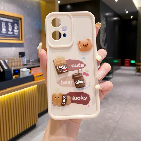 AS PLATINUM Oneplus Nord Ce Lite 5G Coffee Soft Silicone Cute 3D Cartoon  Back Cover Case Pattern Price in India Buy AS PLATINUM Oneplus Nord 
